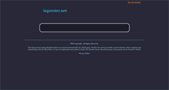 Desktop Screenshot of inprester.net